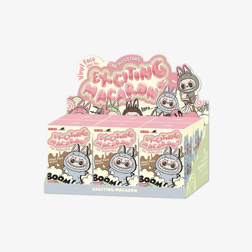 Peluche Labubu en Vinyle Exciting Macaron Series – Box de 6 pièces